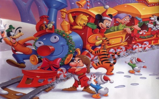 Tren de Navidad Disney