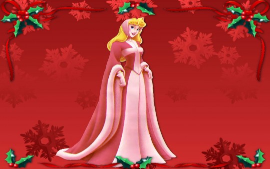 Princesas Disney en Navidad. Bella Durmiente