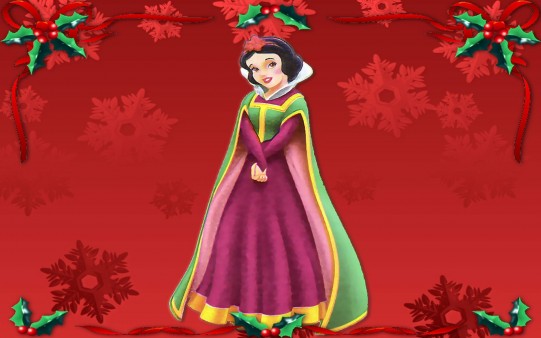 Princesas Disney en Navidad. Snow White