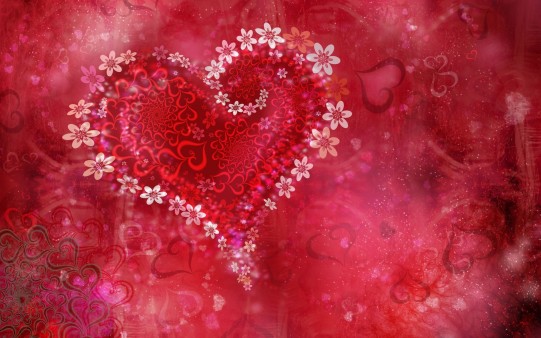 Corazón de Flores para San Valentín