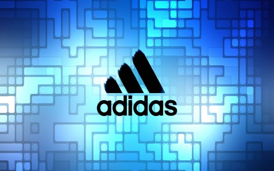 Logotipo Adidas Azul