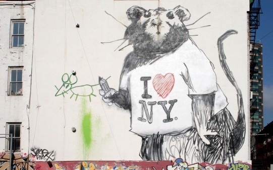 Wallpapers Banksy. I Love NY