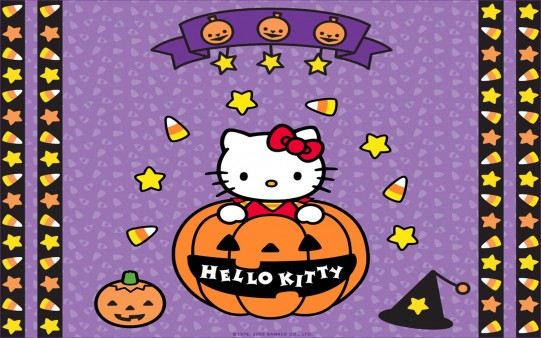 Fondo Kitty Halloween