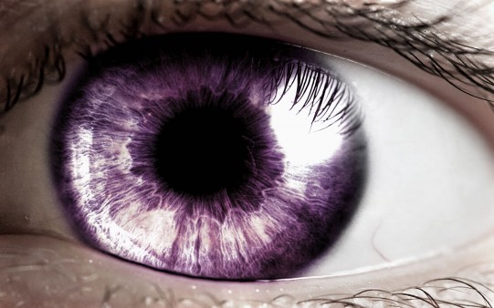 Iris Ocular Violeta.
