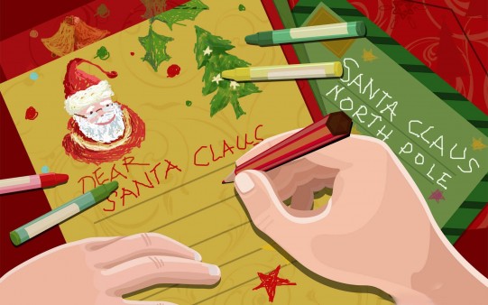 Dibujo Querido Santa Claus