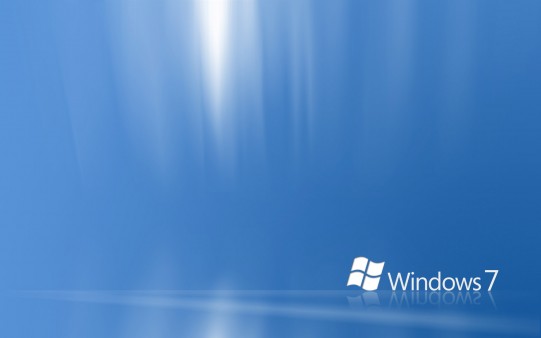 Fondo de Windows 7 Azul