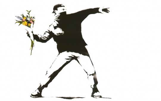Flower Power. Banksy