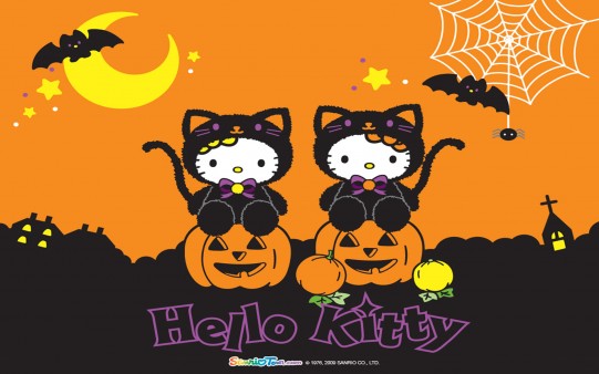 Halloween Hello Kitty Doble